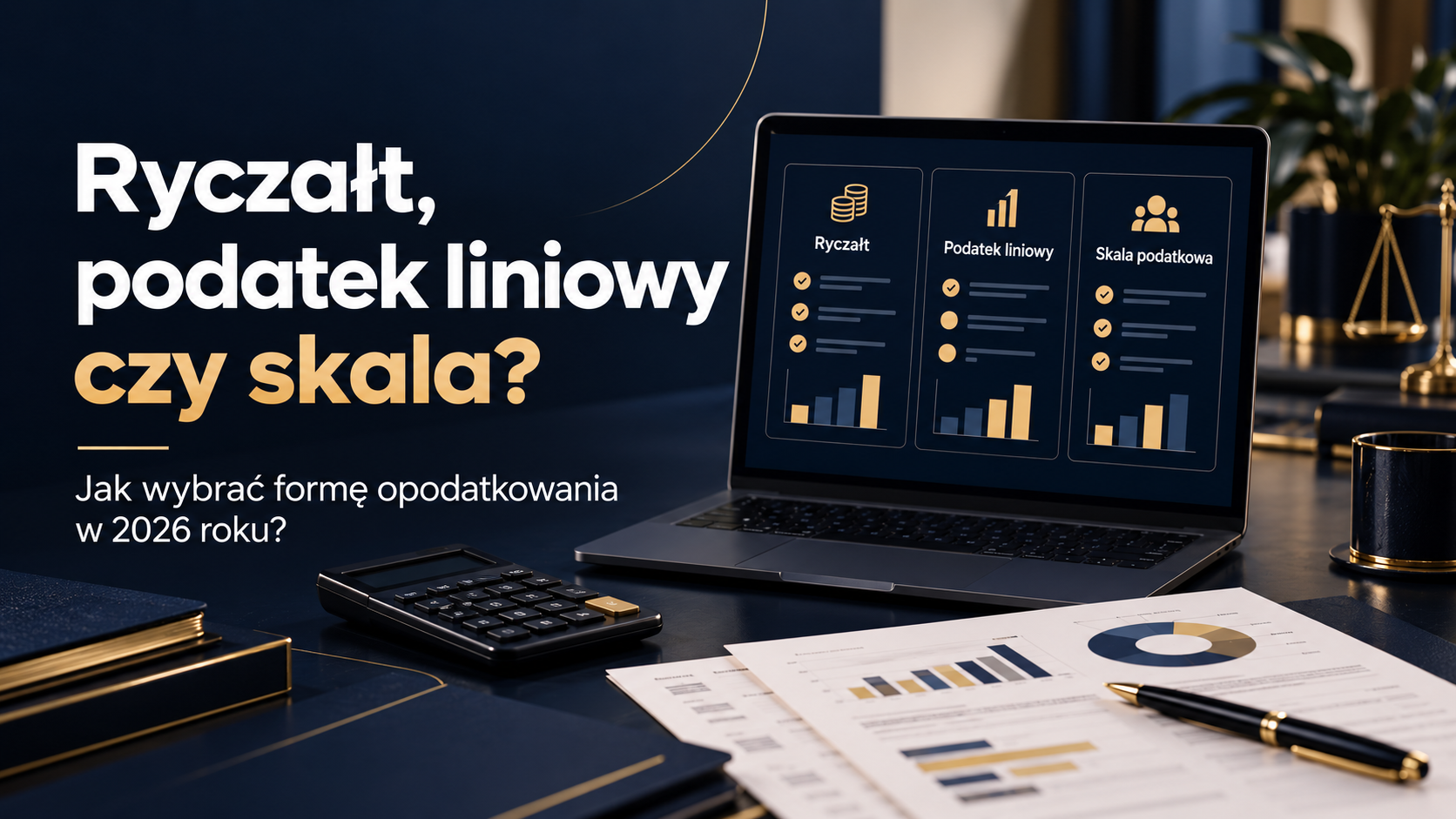 Ryczałt, podatek liniowy czy skala? Jak wybrać formę opodatkowania w 2026 roku?